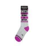 Chaussettes It's Not Easy Being Bitch Gym | Fleux | 8