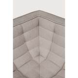 Module d'angle canapé N701 - écru tissu éco | Fleux | 14