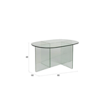 Table basse Linea Transparent | Fleux | 21