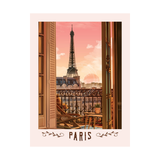 Affiche Paris - Tour Eiffel depuis le balcon | Fleux | 2