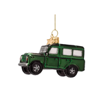 Ornement Verre Night Green SUV Car | Fleux | 4