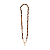 Sangle de Téléphone Billie - Léopard Marron Cordon Beige | Fleux | 4
