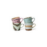 Set de 4 mugs cappucino 70s Dada | Fleux | 6