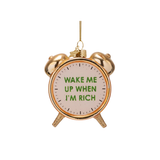 Ornement Verre Shiny Gold Rich Clock Alarm | Fleux | 4