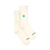 Chaussettes brodées Monde | Fleux | 3
