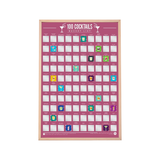 100 Cocktails Scratch-Off Poster | Fleux | 4