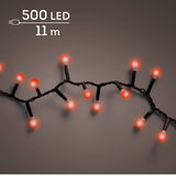 Guirlande Cerise LED Noir/Rouge L1100cm | Fleux | 7