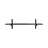 PI Wall Shelf in Dark Brown Mahogany - 1 shelf | Fleux | 4
