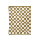 Plaid Recyclé Teddy - Carreaux Khaki | Fleux | 4