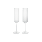 Set de 2 flûtes à champagne Ripple - Clear | Fleux | 4