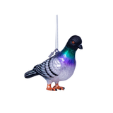 Ornement Verre Pigeon Multicolore | Fleux | 6