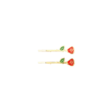 Duo Barrettes fines Roses | Fleux | 6