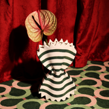 Vase Pasta - Rayé Vert | Fleux | 4