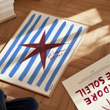 Affiche A3 J'adore La Mer - Étoile de Mer | Fleux | 3