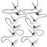 Guirlande Bougies LED Blanc/Flamme D14xH10cm | Fleux | 4
