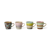 Set de 4 mugs Americano 70s Rococo | Fleux | 8