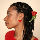 Pince à cheveux Rose | Fleux | 8