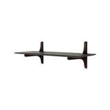 PI Wall Shelf in Dark Brown Mahogany - 1 shelf | Fleux | 5