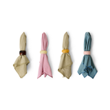 Lot de 4 ronds de serviette Sunrise | Fleux | 7
