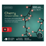 Guirlande Cerise LED Noir/Rouge L1100cm | Fleux | 8