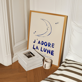 A3 I Love The Moon Poster | Fleux | 3