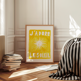A3 Poster I Love The Sun - Original | Fleux | 4