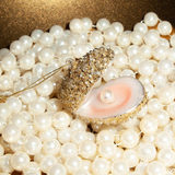 Sparkling Oyster Glass Ornament | Fleux | 4