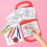 Kit Dessin Coloriage Mallette Creative - Forêt Enchantée | Fleux | 5