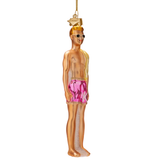 Ornement Verre Barbie Ken Doll | Fleux | 5