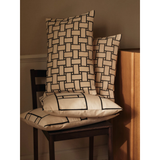 Coussin Lattice Rectangular - Off-White/Black 60 x 40 cm | Fleux | 4