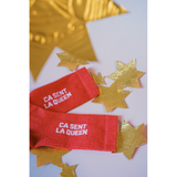 Chaussettes ça sent la queen - 36/40 - Rouge paillettes | Fleux | 3