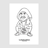 Coloriage - Rap Marseille | Fleux | 7