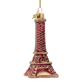 Ornement Verre Burgundy Eiffel Tower | Fleux | 5