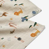 Set of 2 Lewis swaddles - Safari/Sandy | Fleux | 3