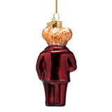 Ornement Verre Burgundy Bear in Clothes | Fleux | 5