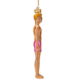 Ornement Verre Barbie Ken Doll | Fleux | 6