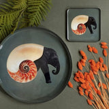Plateau rond Shellephant | Fleux | 6