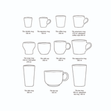 Set de 4 mugs Coffee 70s Pop Art | Fleux | 13