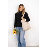Sac Fermeture éclair - Moka Beige L | Fleux | 7