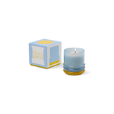Bougie Stacked Blue and Yellow - Zesty Lemon | Fleux | 17