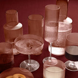 Set de 2 flûtes à champagne Ripple - Blush | Fleux | 6