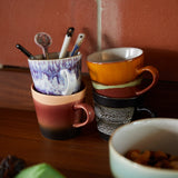 Set de 4 Tasses Americano 70's Friction en céramique | Fleux | 6