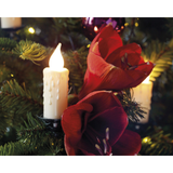 Guirlande Bougies LED Vintage Vert/Blanc Classique L3xW1160xH92cm | Fleux | 6