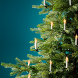Guirlande Bougies LED Blanc/Flamme D14xH10cm | Fleux | 6