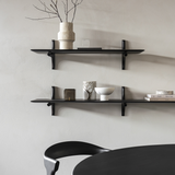 PI Wall Shelf in Dark Brown Mahogany - 1 shelf | Fleux | 6