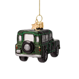 Ornement Verre Night Green SUV Car | Fleux | 6
