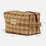 Trousse de toilette Zia - Carreaux Vichy Marron M | Fleux | 5