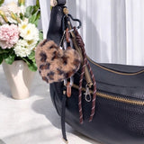 Bijou de Sac Porte-Clés - Coeur Léopard Brun | Fleux | 5