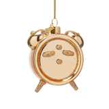 Ornement Verre Shiny Gold Rich Clock Alarm | Fleux | 6