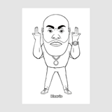 Coloriage - Rap 93 | Fleux | 9